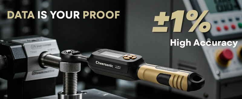 ±1% Accuracy and 30,000 Cycles: What Makes the Cheersonic Digital Torque Wrench Built to Last