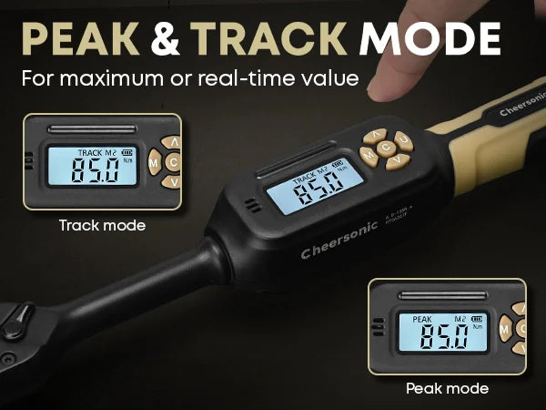 Peak vs. Trace Mode: Unlocking the Full Potential of Your Cheersonic Digital Torque Wrench