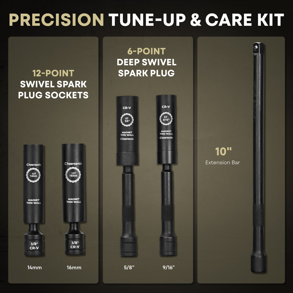 3/8” Digital Torque Wrench, 5-99.6 ft.lb (6.8-135 N.m) ±1% Accuracy Inch Pound Torque Wrench with Buzzer & LED Alert for Bicycle, Motorcycle, Auto Repair, ATV