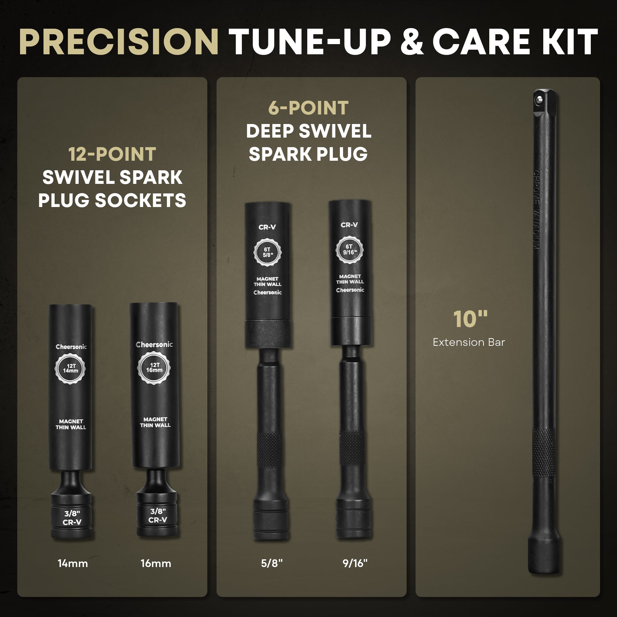 3/8” Digital Torque Wrench, 5-99.6 ft.lb (6.8-135 N.m) ±1% Accuracy Inch Pound Torque Wrench with Buzzer & LED Alert for Bicycle, Motorcycle, Auto Repair, ATV