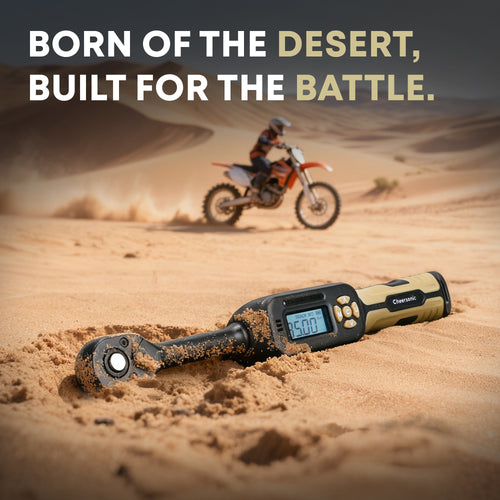 3/8” Digital Torque Wrench, 3.1-62.7 ft.lb (4.25-85N.m) ±1% Accuracy Inch Pound Torque Wrench with Buzzer & LED Alert for Bicycle, Motorcycle, Automobile