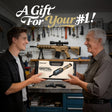 Digital torque screwdriver accessories including high-quality bits and screwdriver for battery compartment access.
