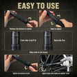 Cheersonic 1/4 Torque Wrench 20-200 in-lb, Inch Pound Click Torque Wrench Reinforced Steel Gears, Quick-Release Head, Non-Blurry Laser Markings, 98% Efficiency Patent, Pro Cr-V for Bike & Gunsmithing