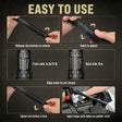 Cheersonic 1/2 Torque Wrench 10-150 ft-lb, Click Torque Wrench 1/2 Drive Reinforced Steel Gears, Quick-Release Head, Non-Blurry Laser Markings, 98% Efficiency Boost, Pro Cr-V for Auto & Truck